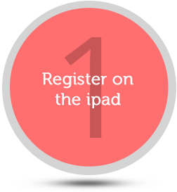 Register on the ipad