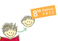 8th Haircut free